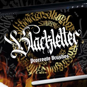 Blackletter Brush for Procreate